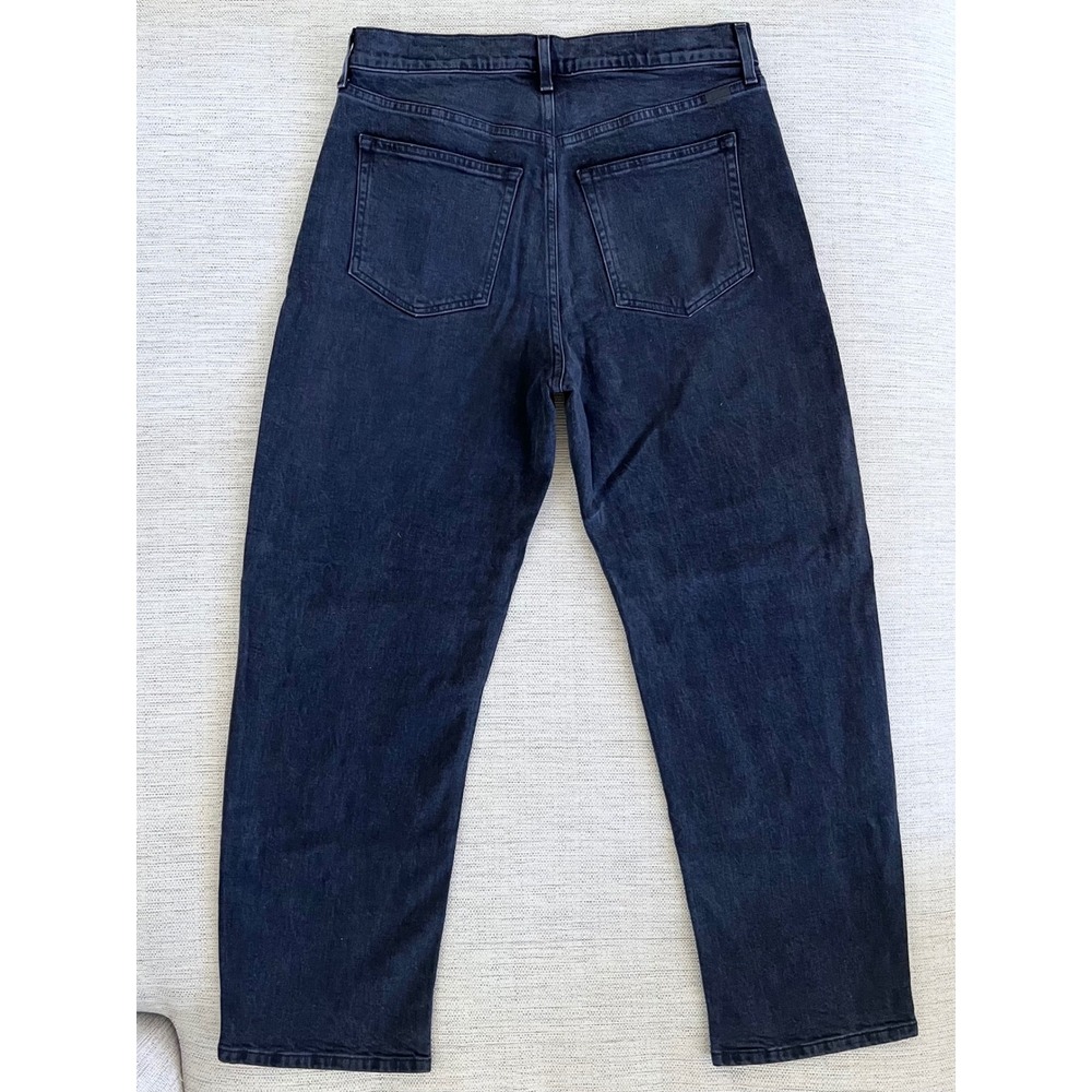 AYR The Getup 30S Film Noir Washed Black Barrel Leg Jeans Short Inseam - Picture 5 of 9